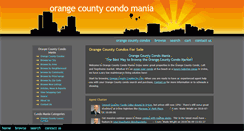Desktop Screenshot of orangecountycondomania.com