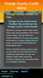 Mobile Screenshot of orangecountycondomania.com